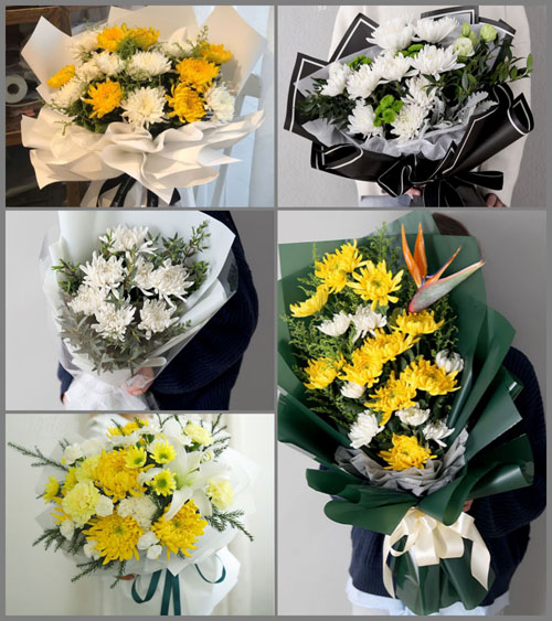 安徽阜阳市阜南县曹集镇同光村白事花束代送